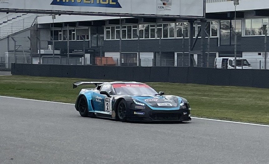 Jürgen Bender in Hockenheim mit Corvette